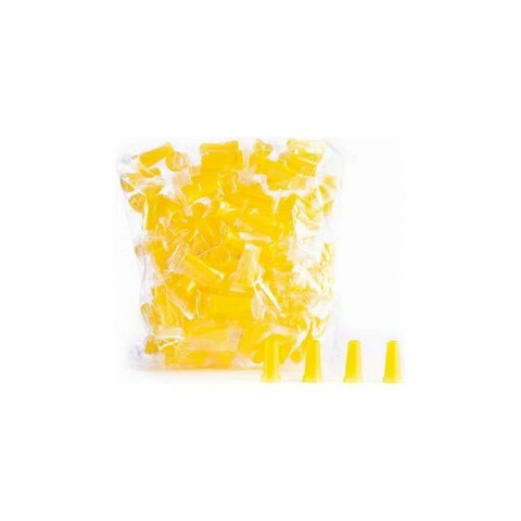 Shisha Disposable Mouthpiece - Matt (100 pcs.) (Yellow)