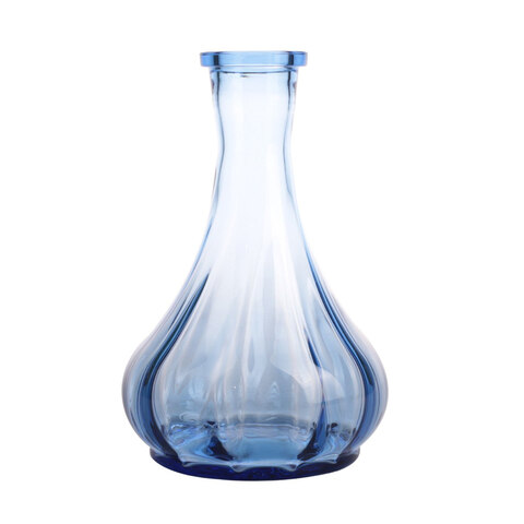 Shisha Flask Drop Grooved Light Blue