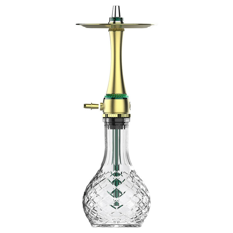 Russian Hookah Maxx Royal Emerald Gold 4