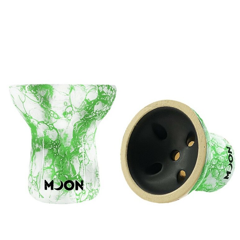 Shisha Bowl / Head Moon Turkish White 2.0 (Green)