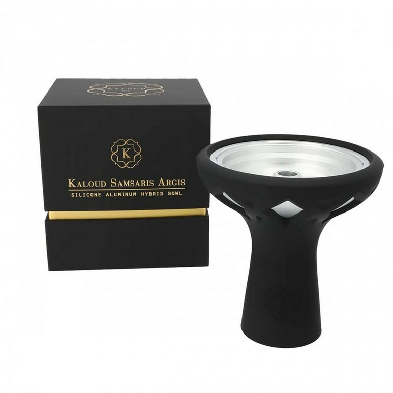 Shisha Bowl / Head Silicone Black Ceramic Hybrid Kaloud
